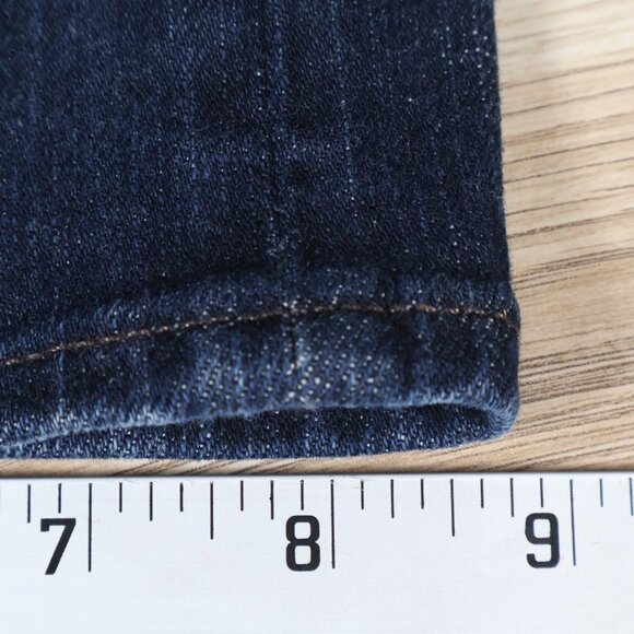 Polo Ralph Lauren Jeans Mens 42Tx36 Dark Blue Stretch Denim Straight Leg Classic - Picture 13 of 14